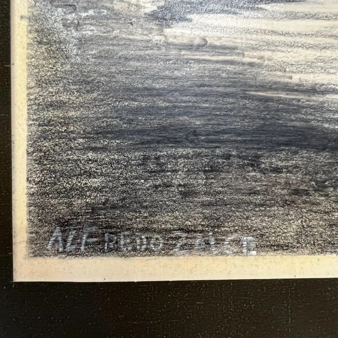 1940s Art by Alfredo Zalce Original Pencil on Paper Fisherman Artwork Mexico - 4