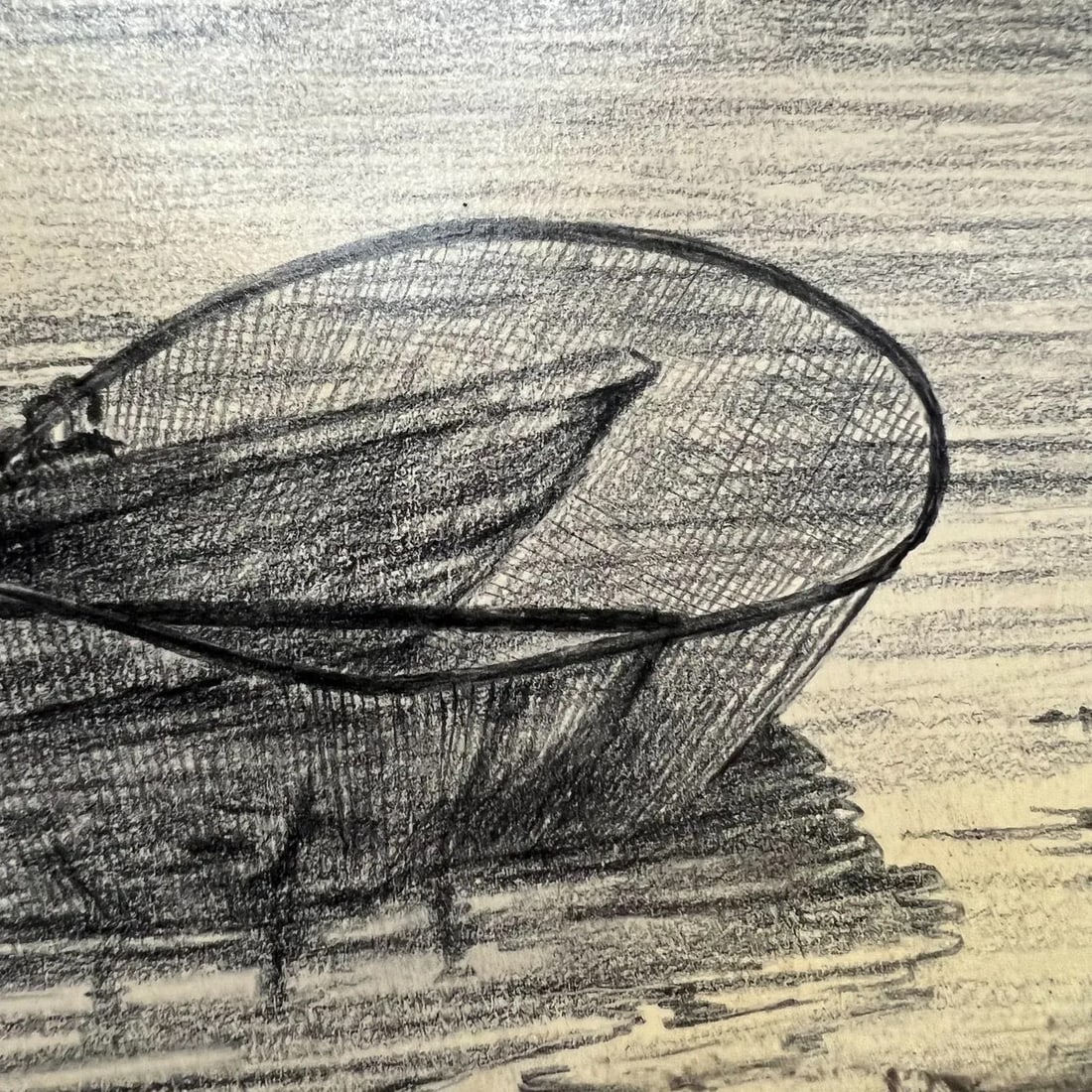 1940s Art by Alfredo Zalce Original Pencil on Paper Fisherman Artwork Mexico - 9