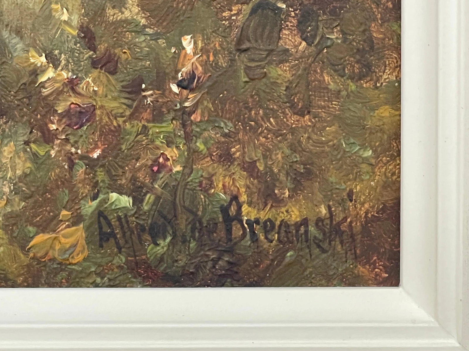 Oil Painting of a Tree-Lined River Landscape in the Scottish Highlands by 19th Century British Artis - 3