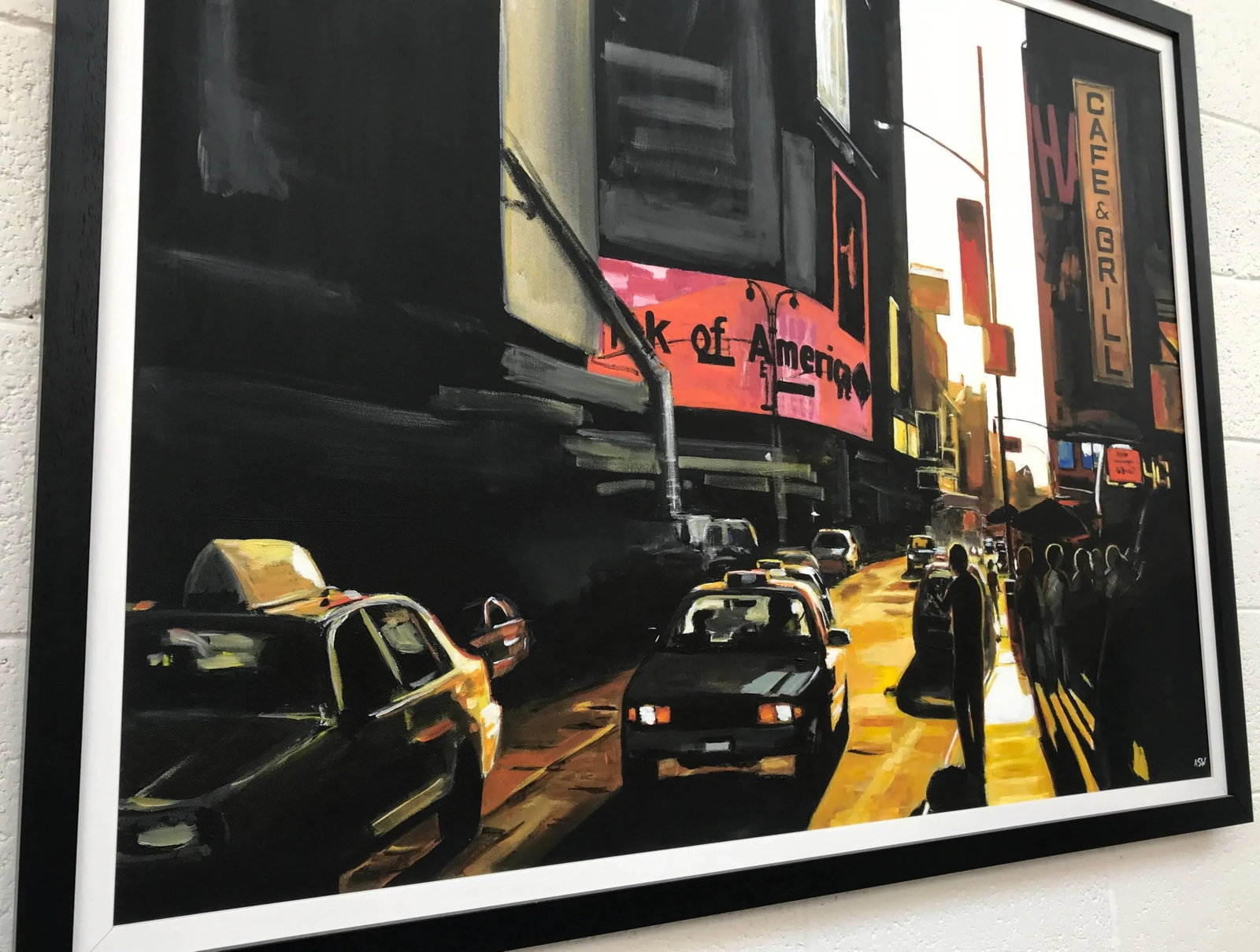 Large Original Painting of Broadway New York City - Unique Original Art by British Landscape Artist, - 6