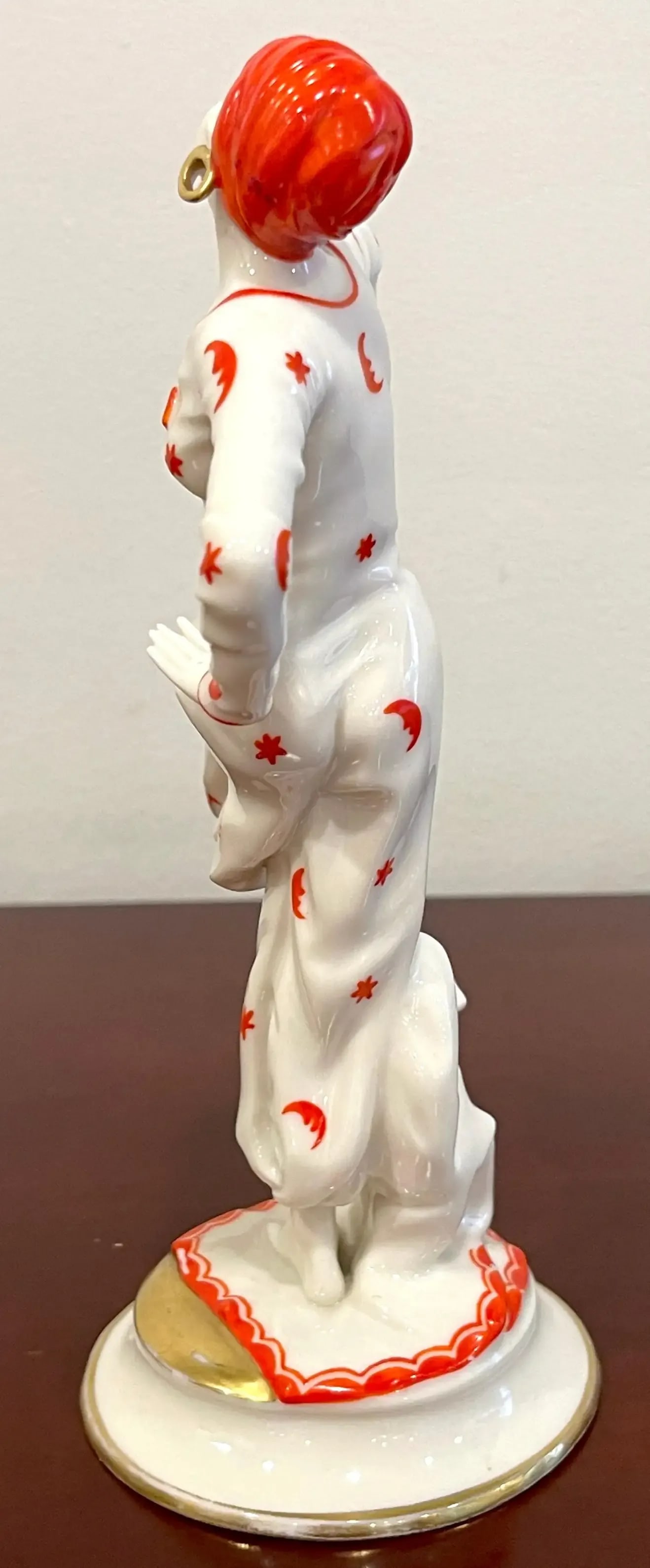 Early 20th Century Art Deco Figurine of 'Mata Hari' by Capodimonte / Naples Porcelain Company - 8