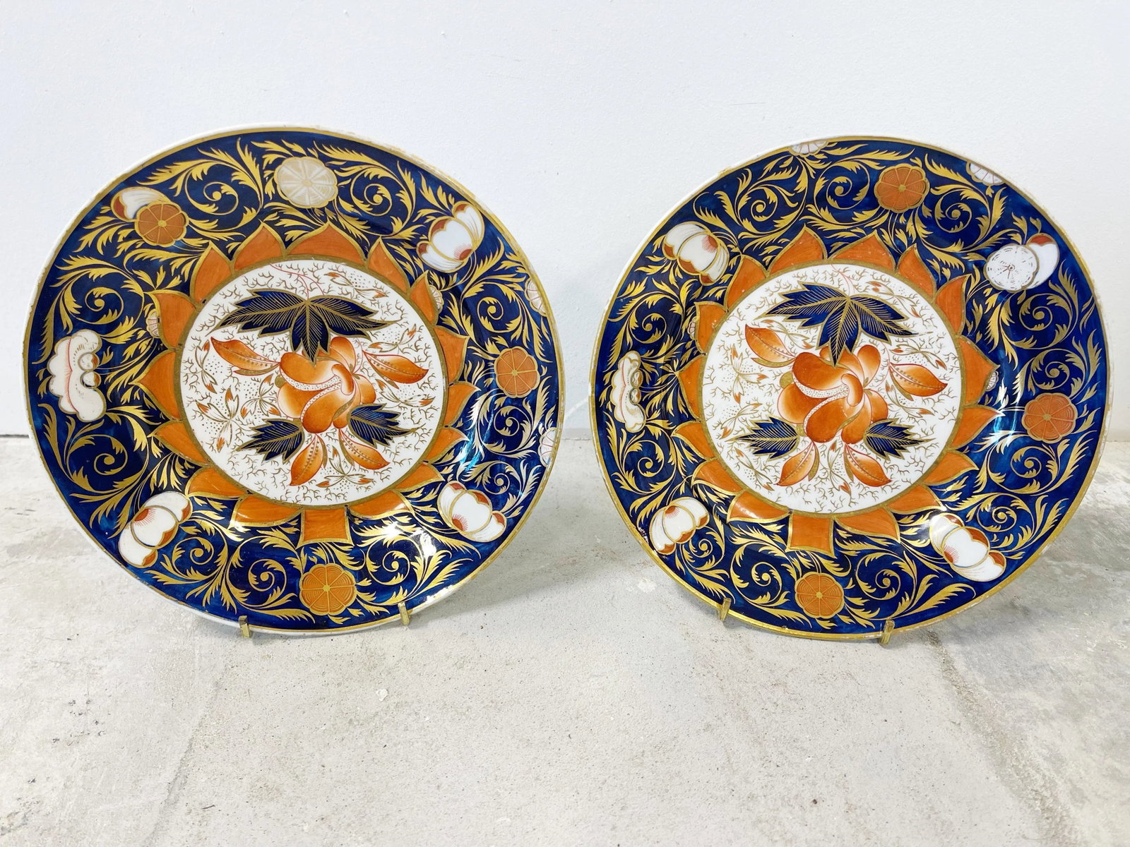 Circa 1810 Coalport Porcelain Dessert Plates- a Pair - 7