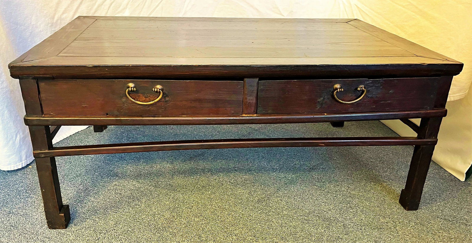 19th Century Chinese Low Kang Tea Table With Drawers - 13