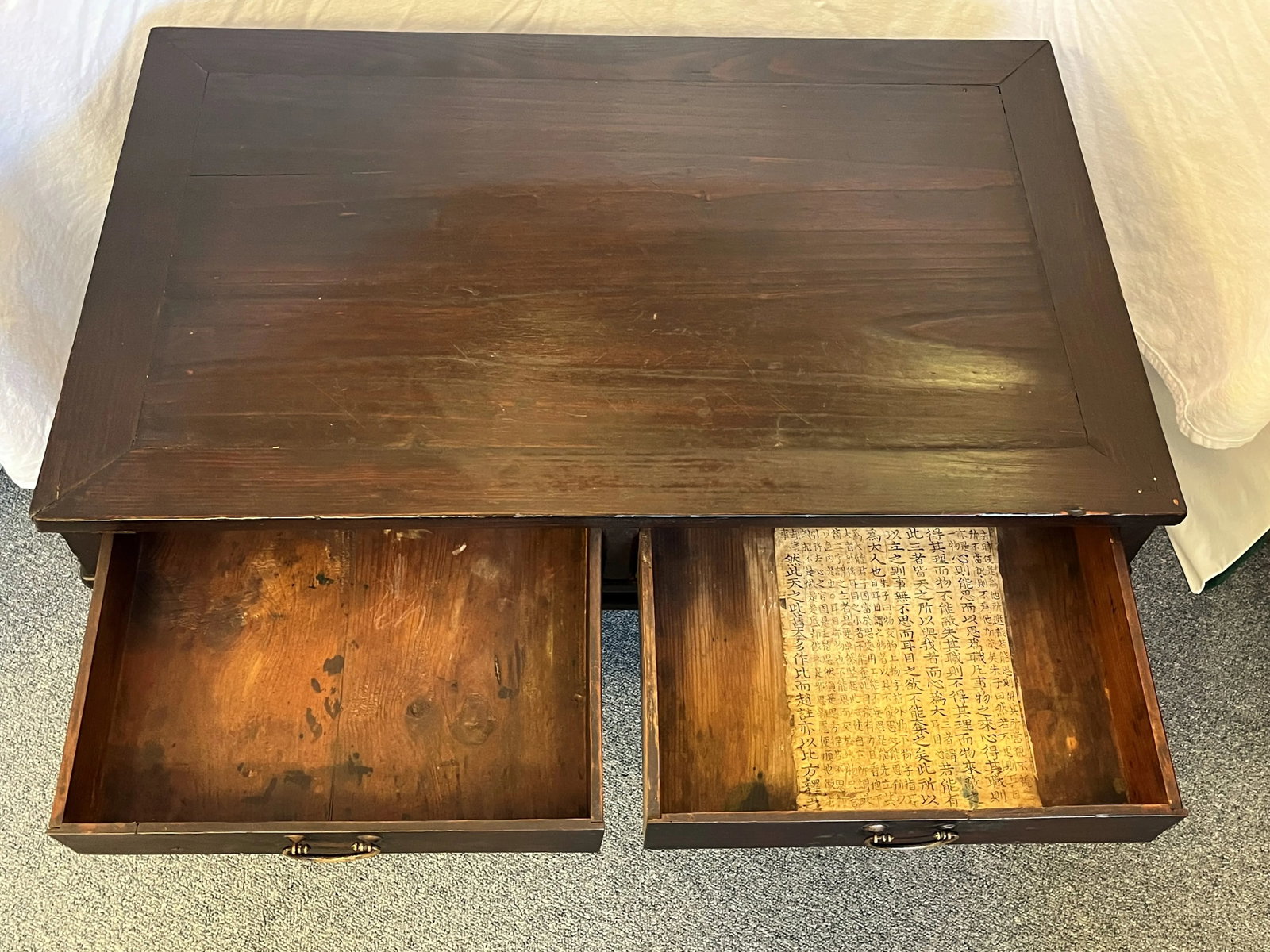 19th Century Chinese Low Kang Tea Table With Drawers - 2
