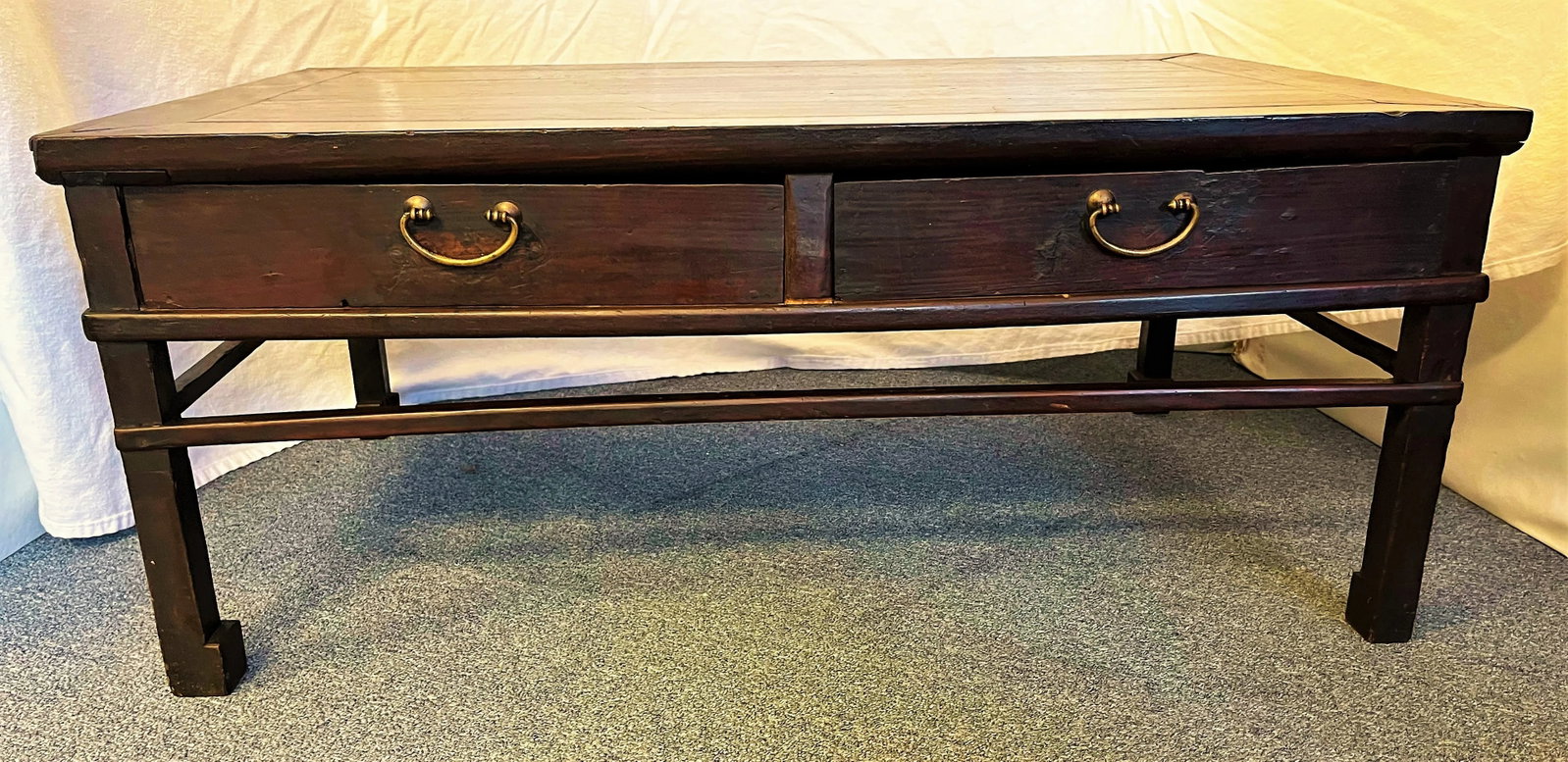 19th Century Chinese Low Kang Tea Table With Drawers - 6