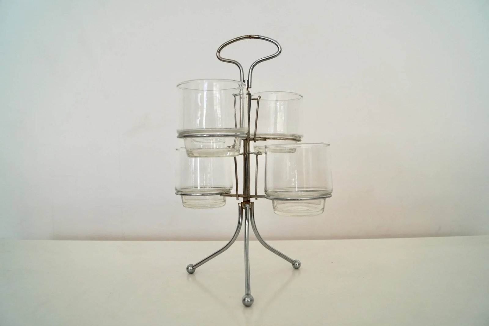 1950's Mid-Century Modern Barware Caddy Set - 11