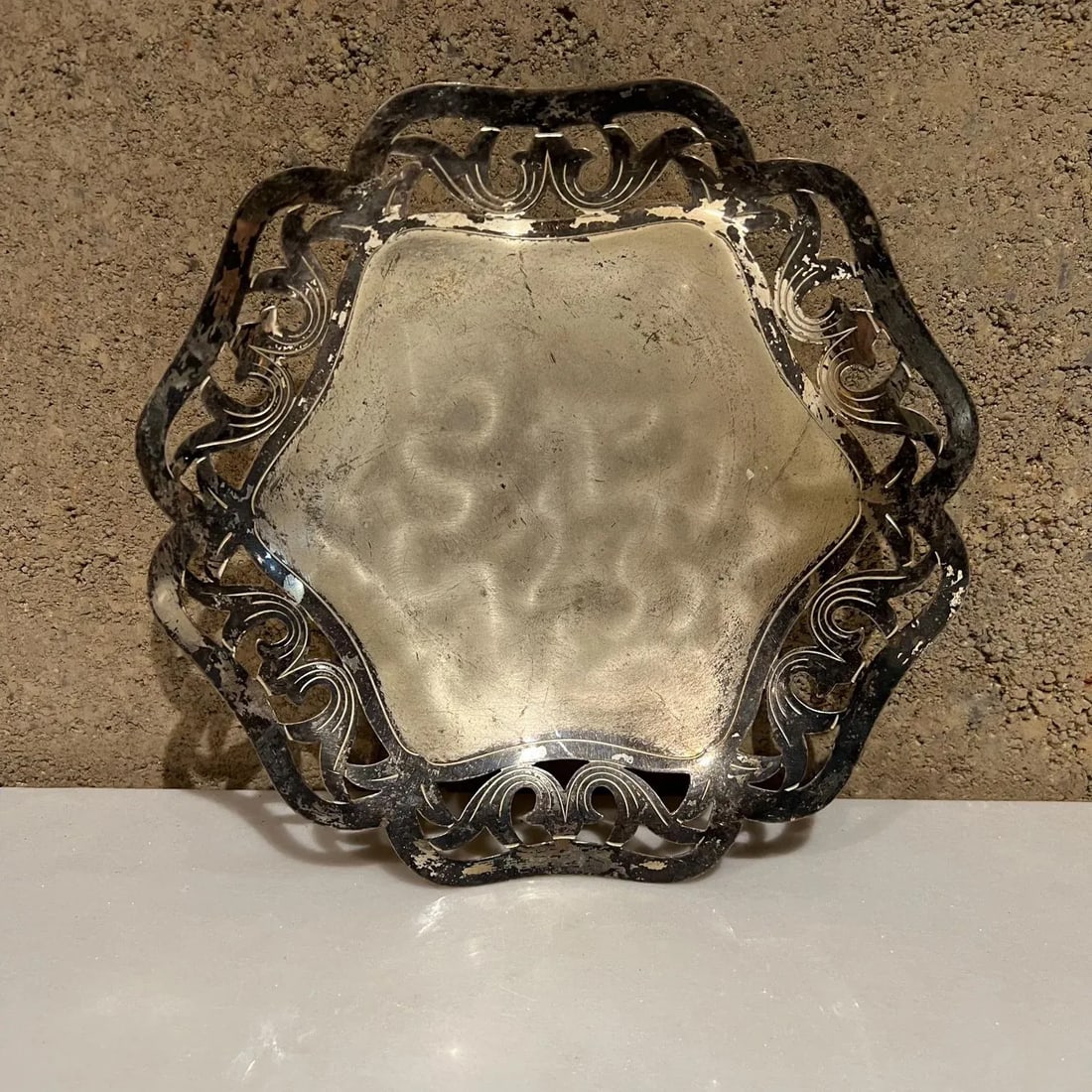 1950s Wmf Ikora Silver Footed Candy Dish Germany - 12