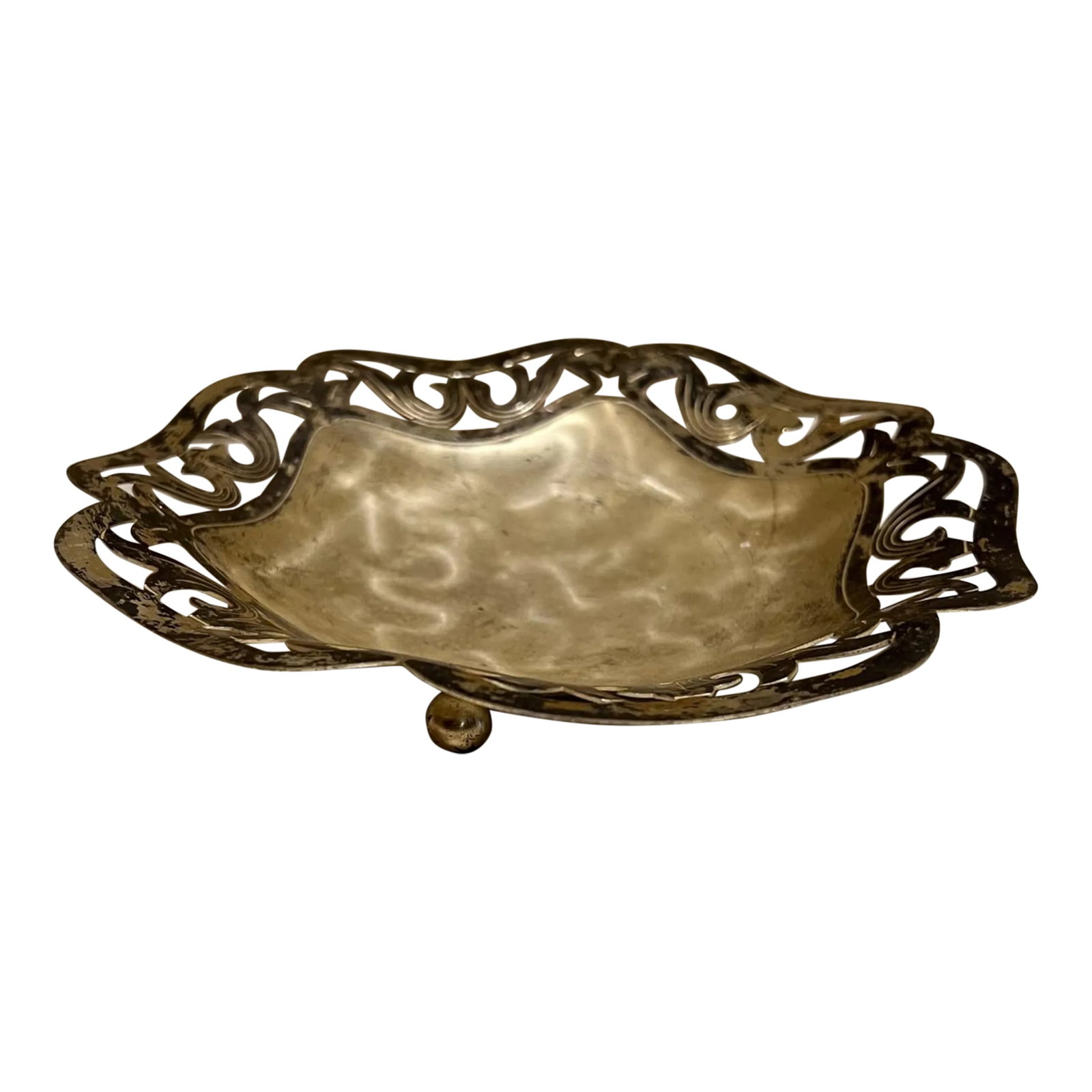 1950s Wmf Ikora Silver Footed Candy Dish Germany (1 of 12)