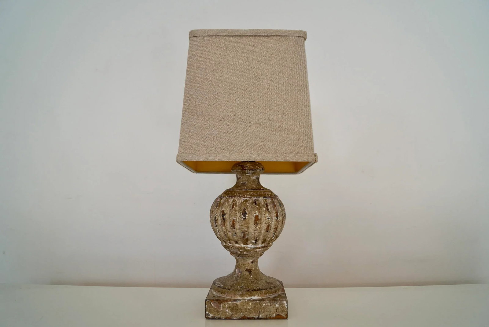 Aidan Gray Distressed Old World Table Lamp - 13