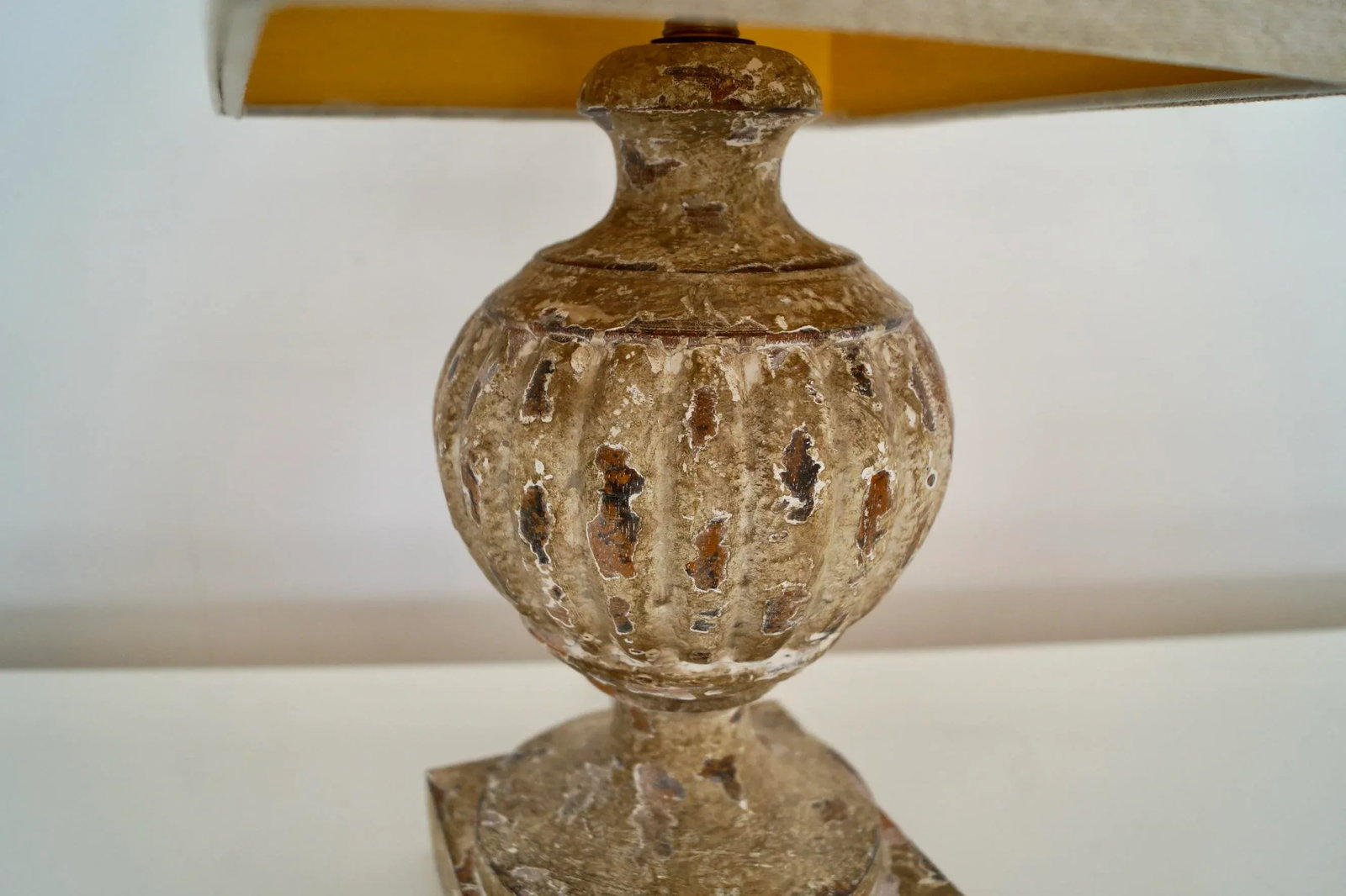 Aidan Gray Distressed Old World Table Lamp - 7