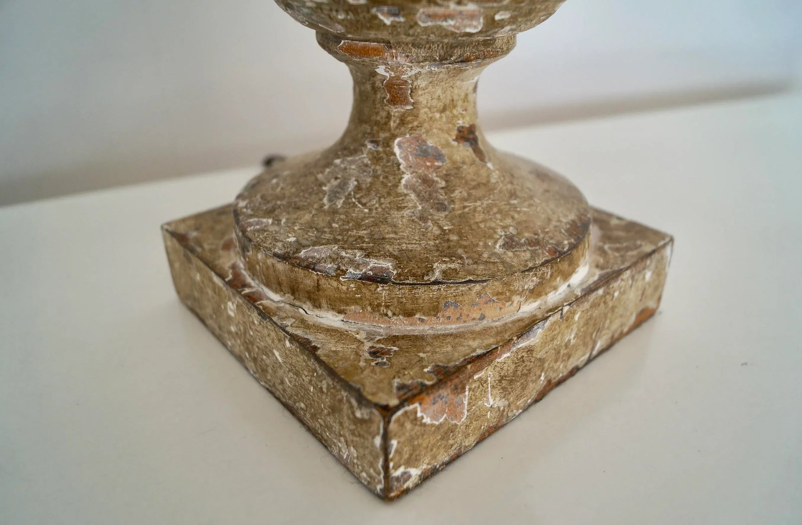 Aidan Gray Distressed Old World Table Lamp - 8