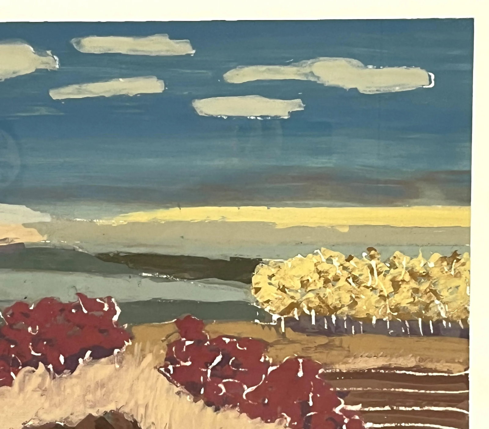 Ronald David Thompson (Canada, 1942-2008) Limited Edition Pencil Signed Artist's Serigraph Titled "P - 3