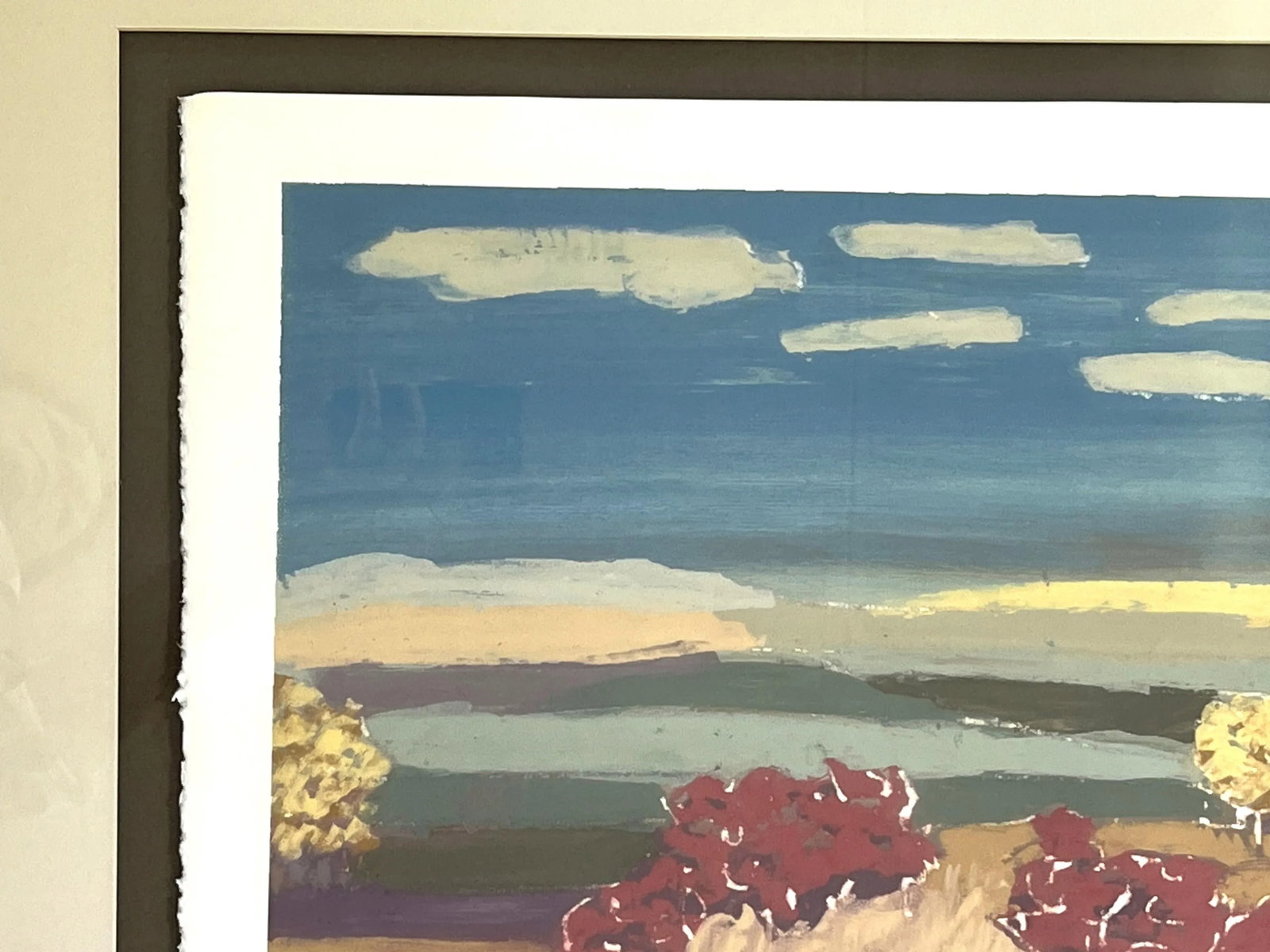 Ronald David Thompson (Canada, 1942-2008) Limited Edition Pencil Signed Artist's Serigraph Titled "P - 4