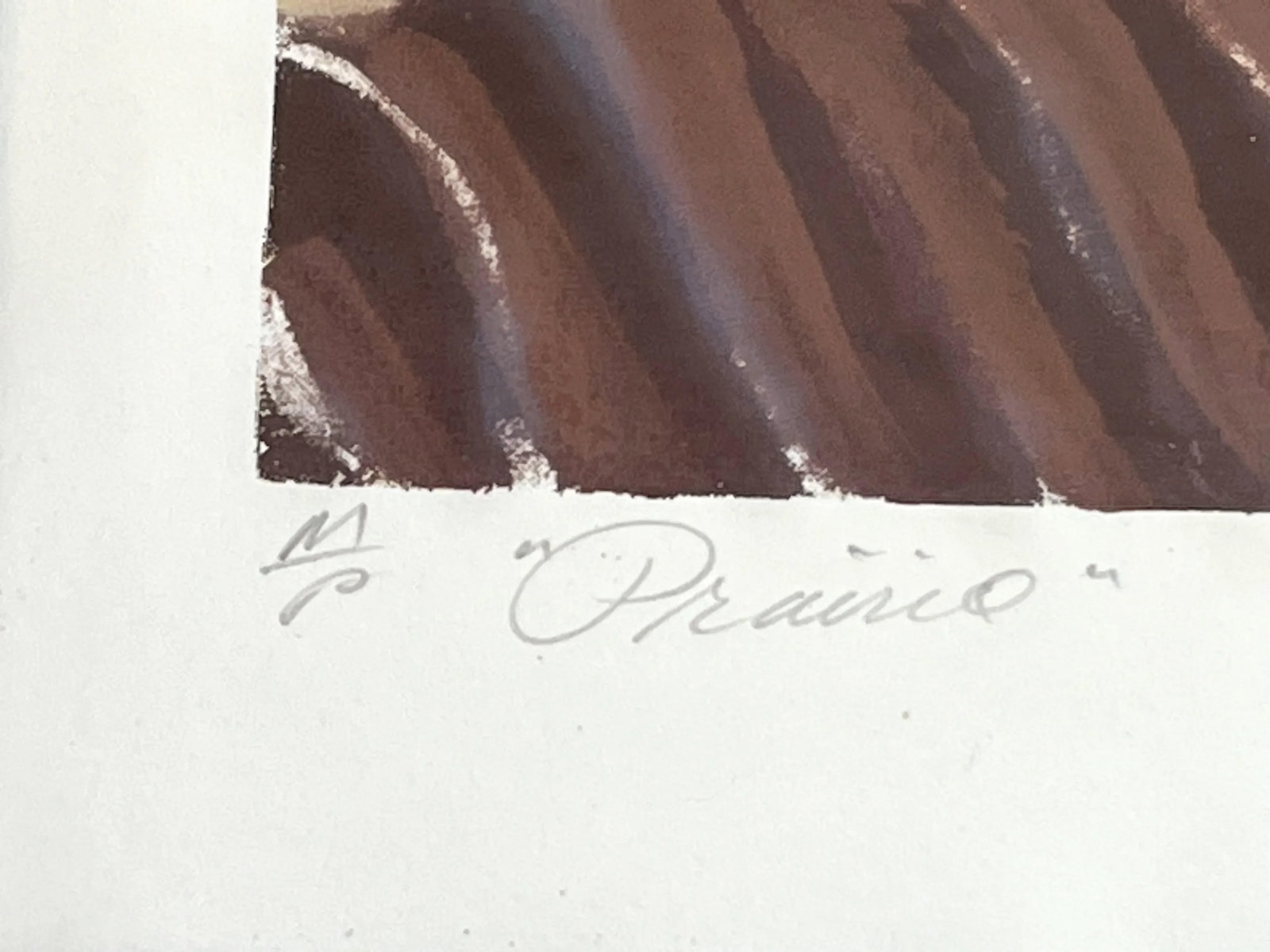 Ronald David Thompson (Canada, 1942-2008) Limited Edition Pencil Signed Artist's Serigraph Titled "P - 8