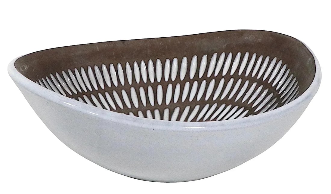 Upsala Ekeby of Sweden Negro Series Bowl by Ingrid Atterberg 1953-58 - 2