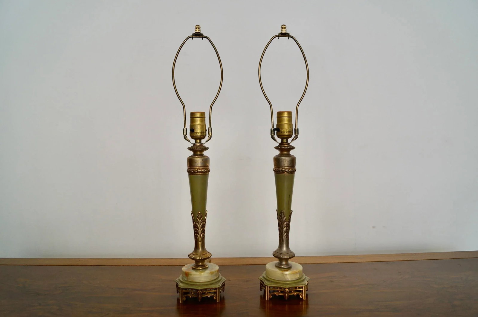 1940's Hollywood Regency Table Lamps - a Pair - 2