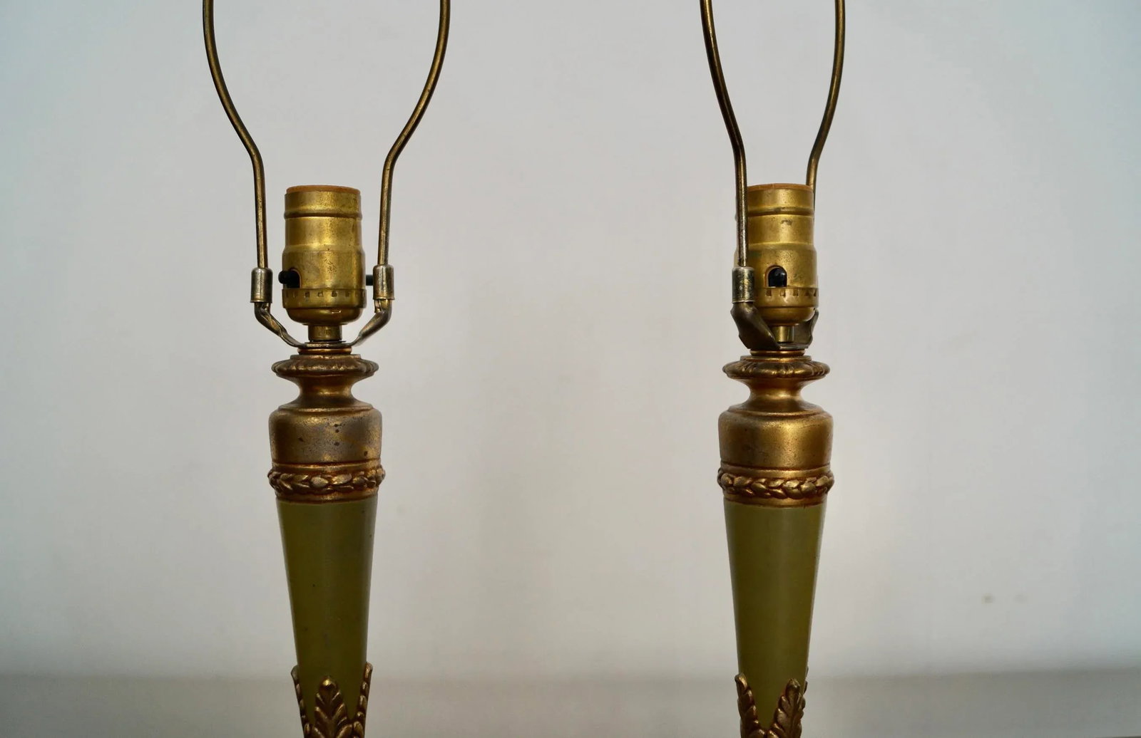 1940's Hollywood Regency Table Lamps - a Pair - 4