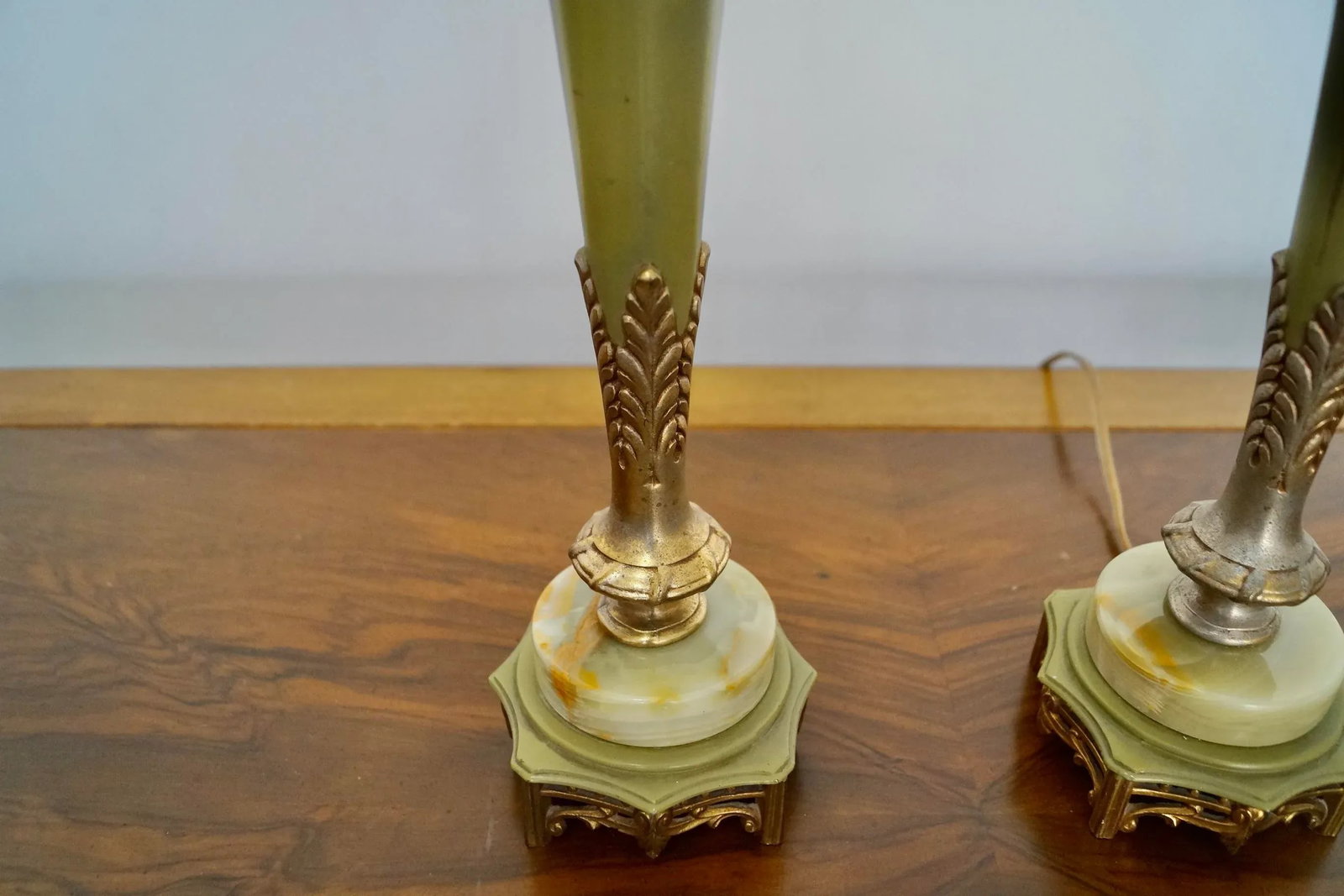 1940's Hollywood Regency Table Lamps - a Pair - 8