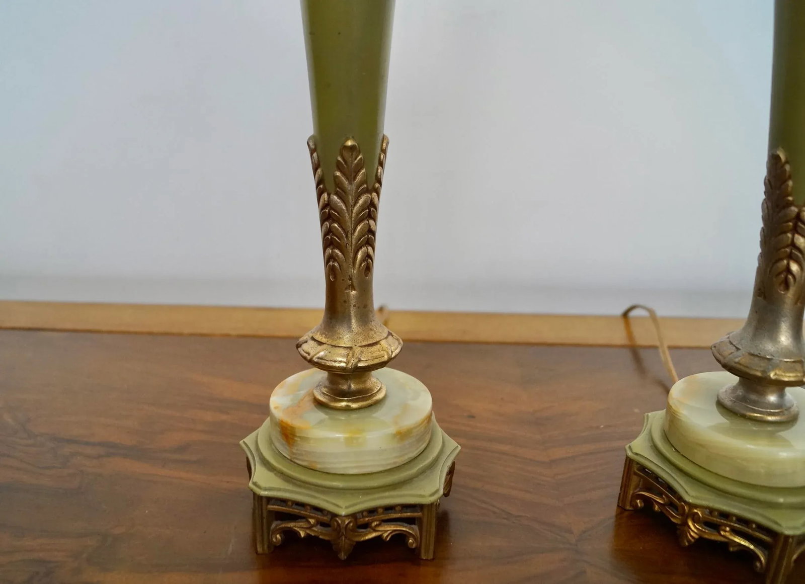 1940's Hollywood Regency Table Lamps - a Pair - 9