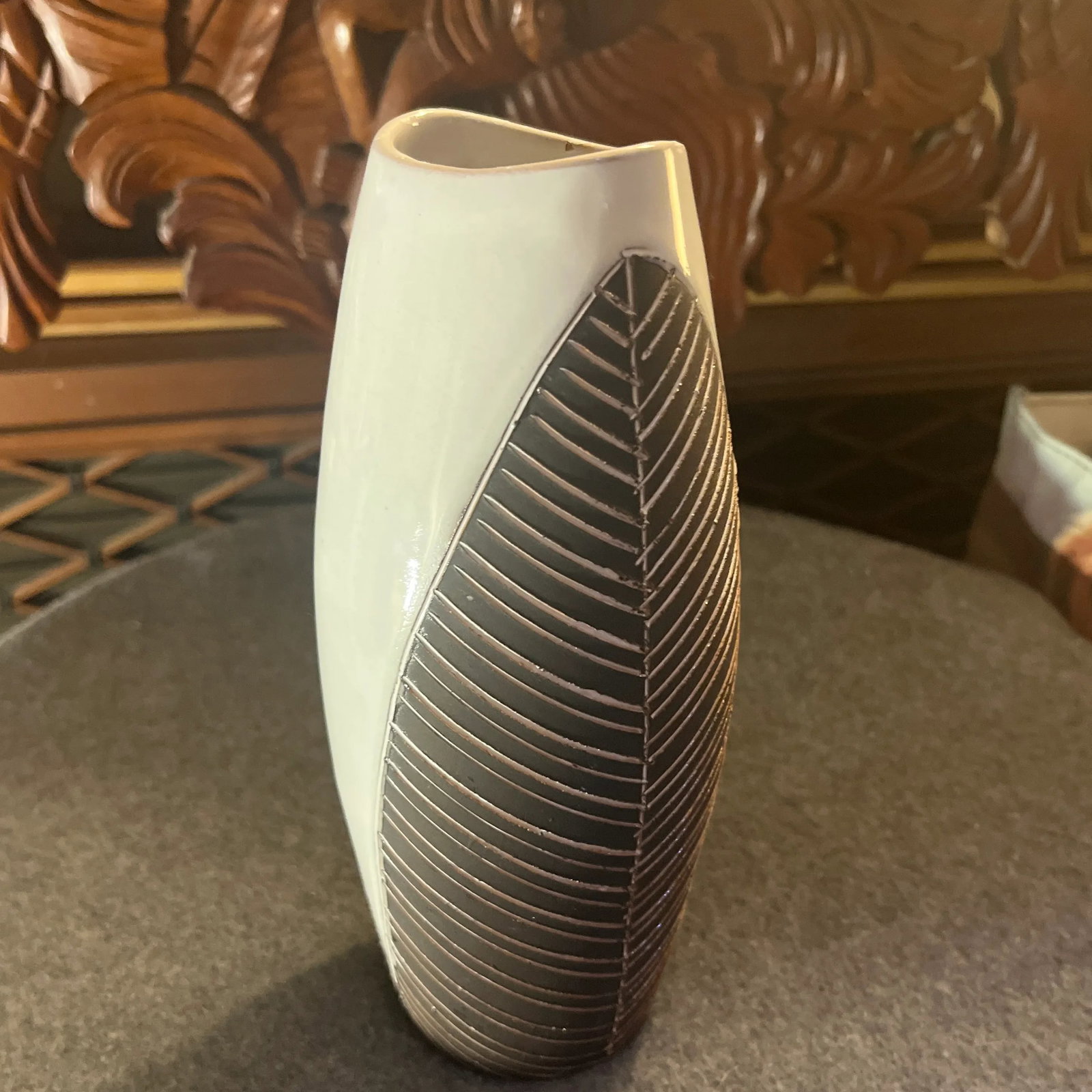 Vintage Scandinavian Ceramic Vase - 4