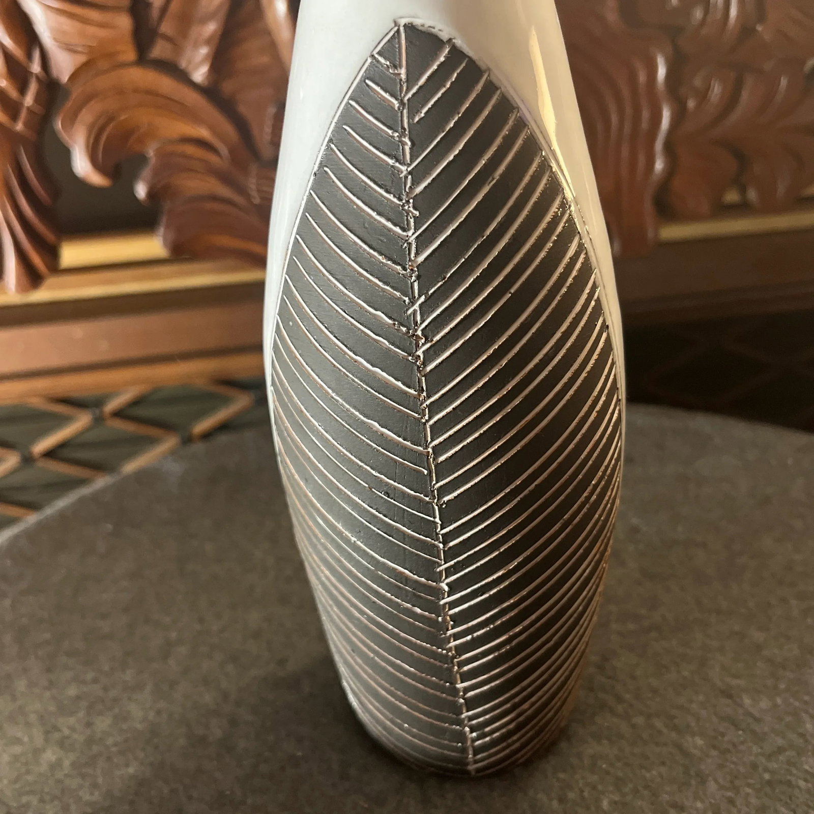 Vintage Scandinavian Ceramic Vase - 7