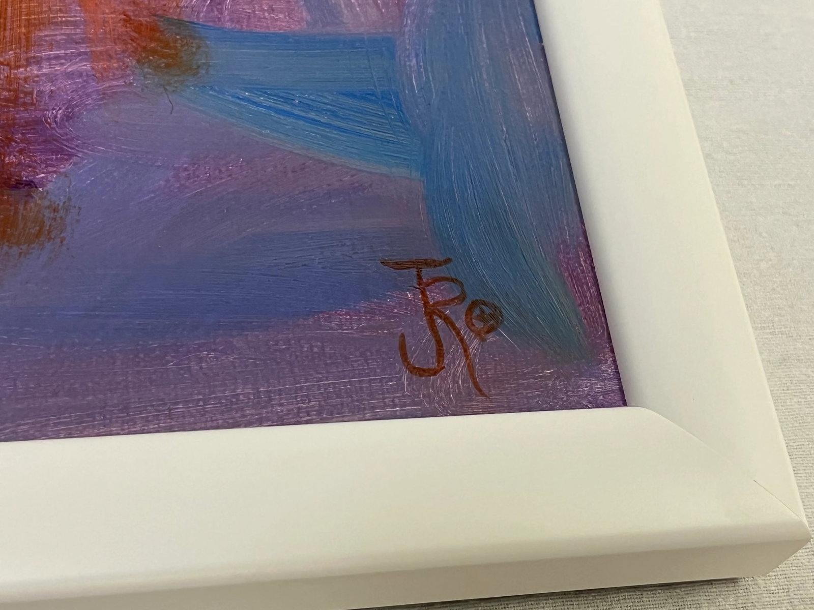Jefro Original Signed Painting on Canvas, Untitled Landscape - 2