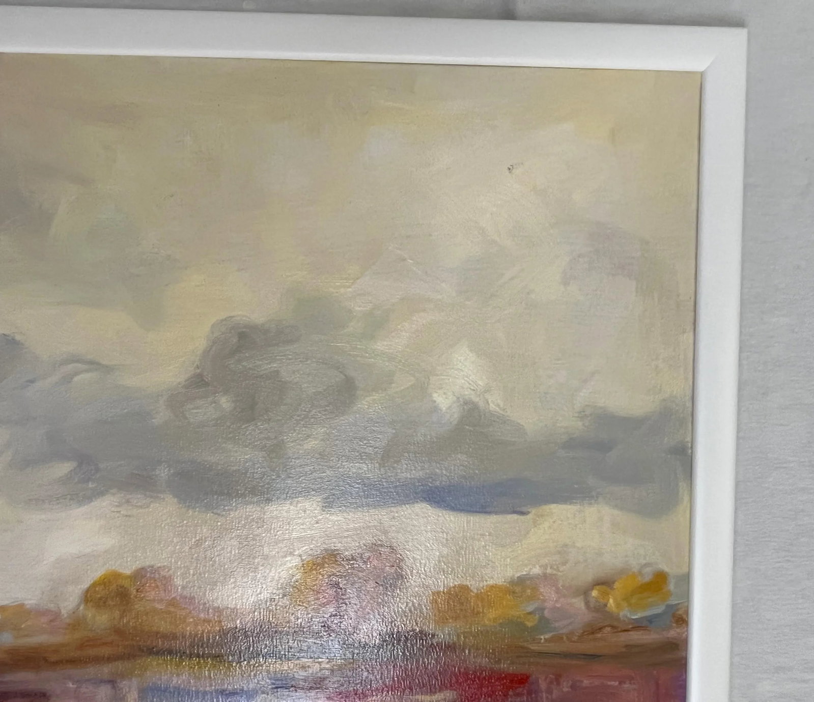 Jefro Original Signed Painting on Canvas, Untitled Landscape - 4