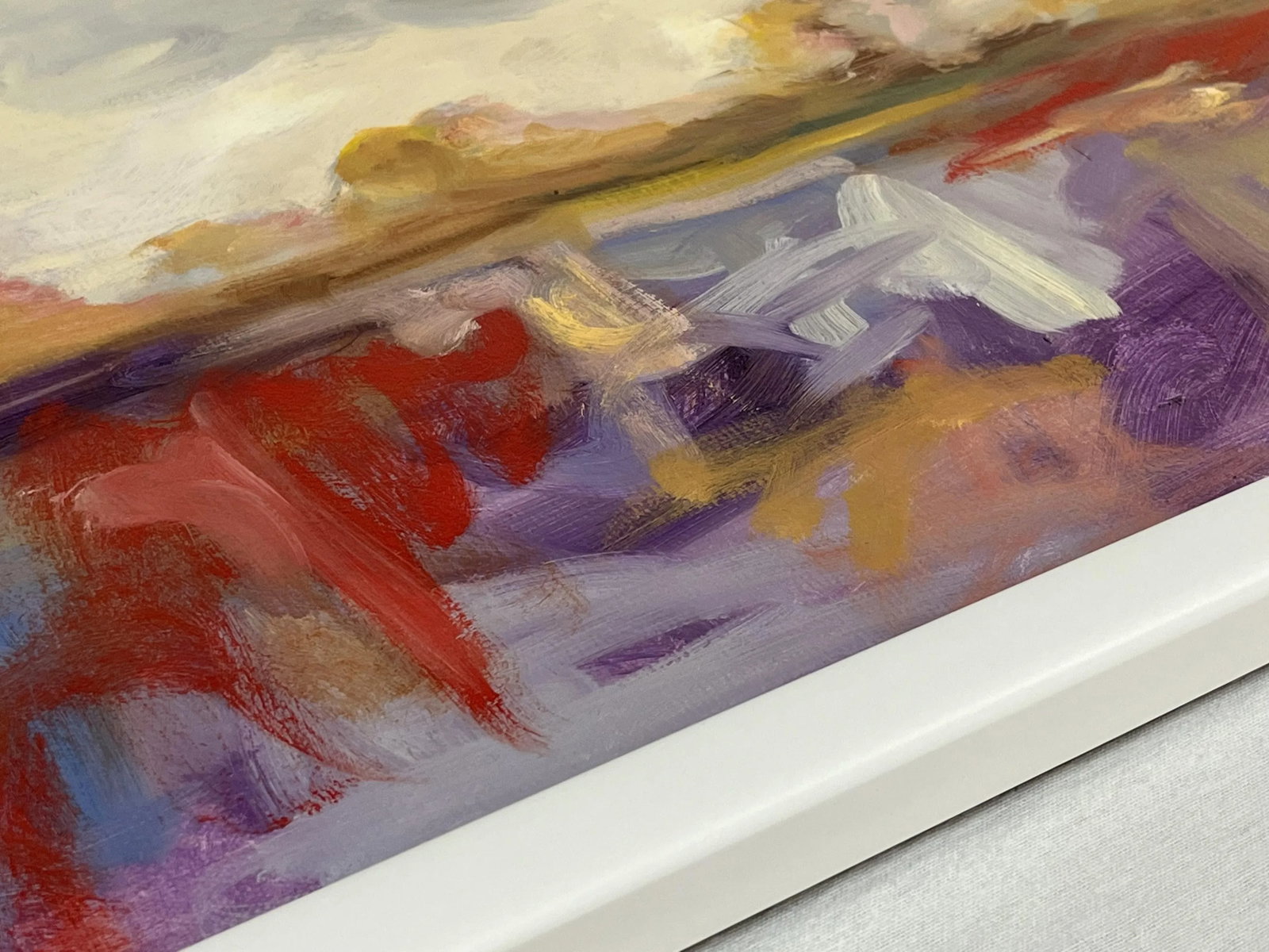 Jefro Original Signed Painting on Canvas, Untitled Landscape - 5