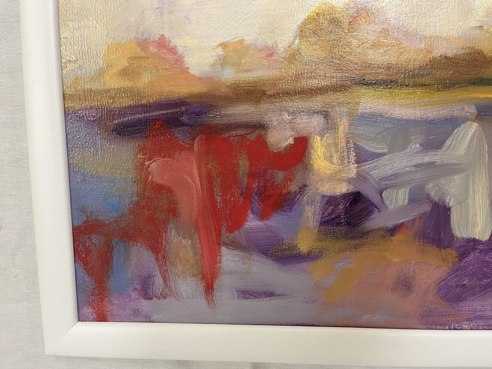 Jefro Original Signed Painting on Canvas, Untitled Landscape - 7