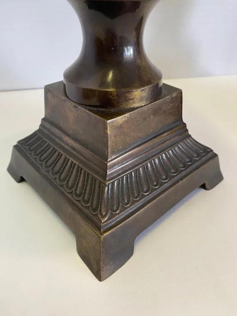 Antique Bronze Vases a Pair - 4
