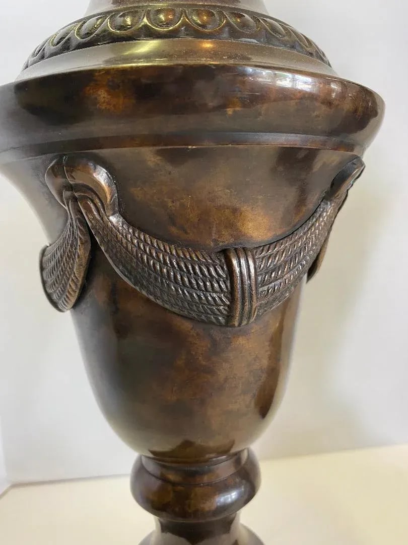 Antique Bronze Vases a Pair - 5