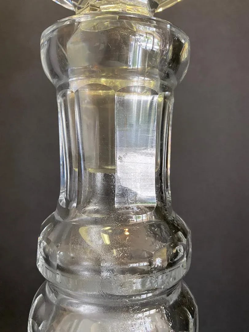 Bohemian Cut Crystal Decanter - 3