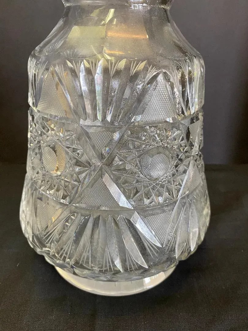Bohemian Cut Crystal Decanter - 4