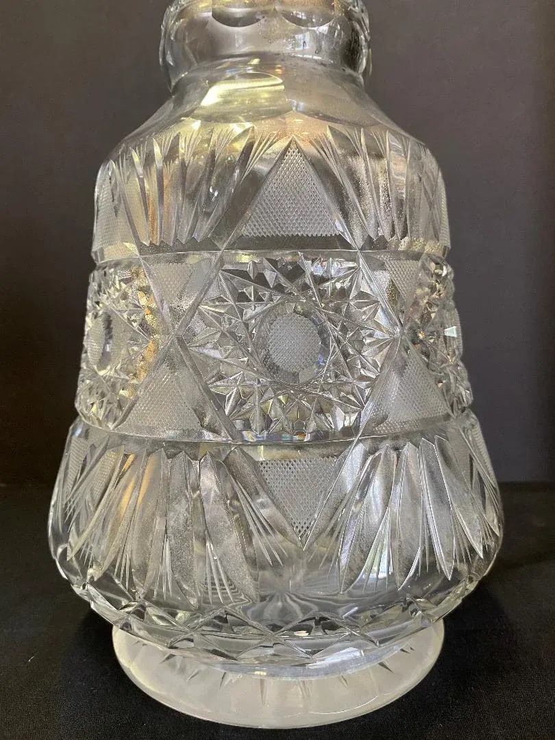 Bohemian Cut Crystal Decanter - 8