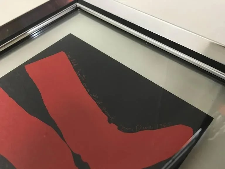 1960s Jim Dine "Two Boots" Silkscreen, 1968 - 3
