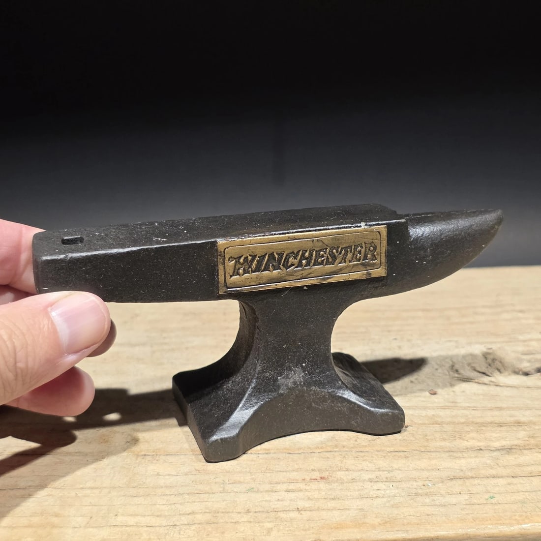 Cast Iron "Winchester" Miniature Anvil - 4