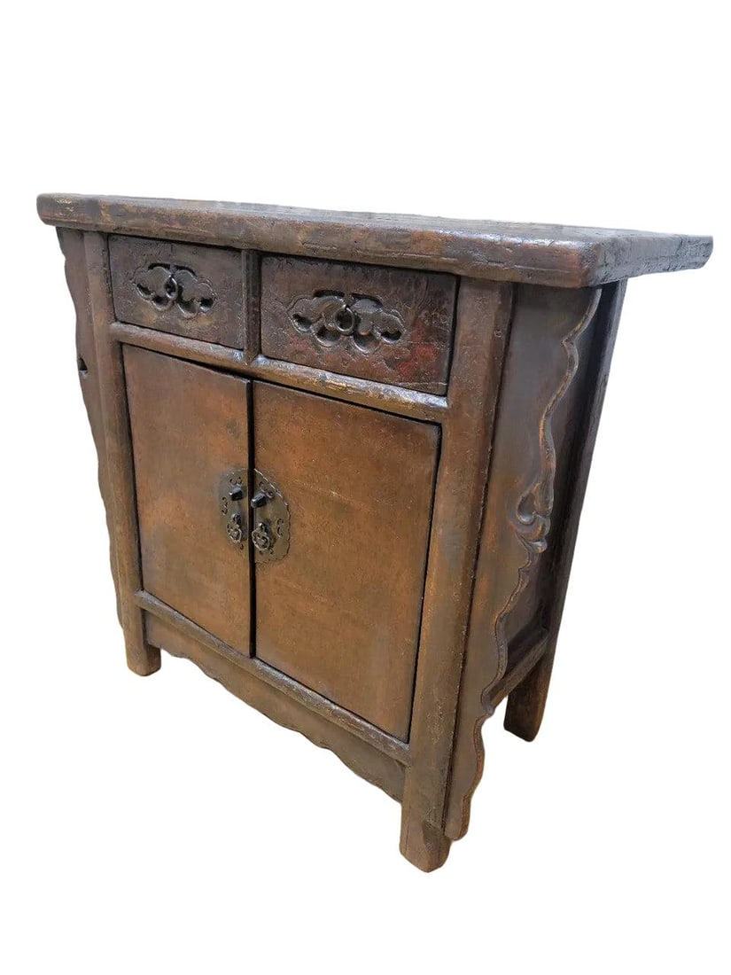 Antique Shanxi Province Elm Cabinet - 2