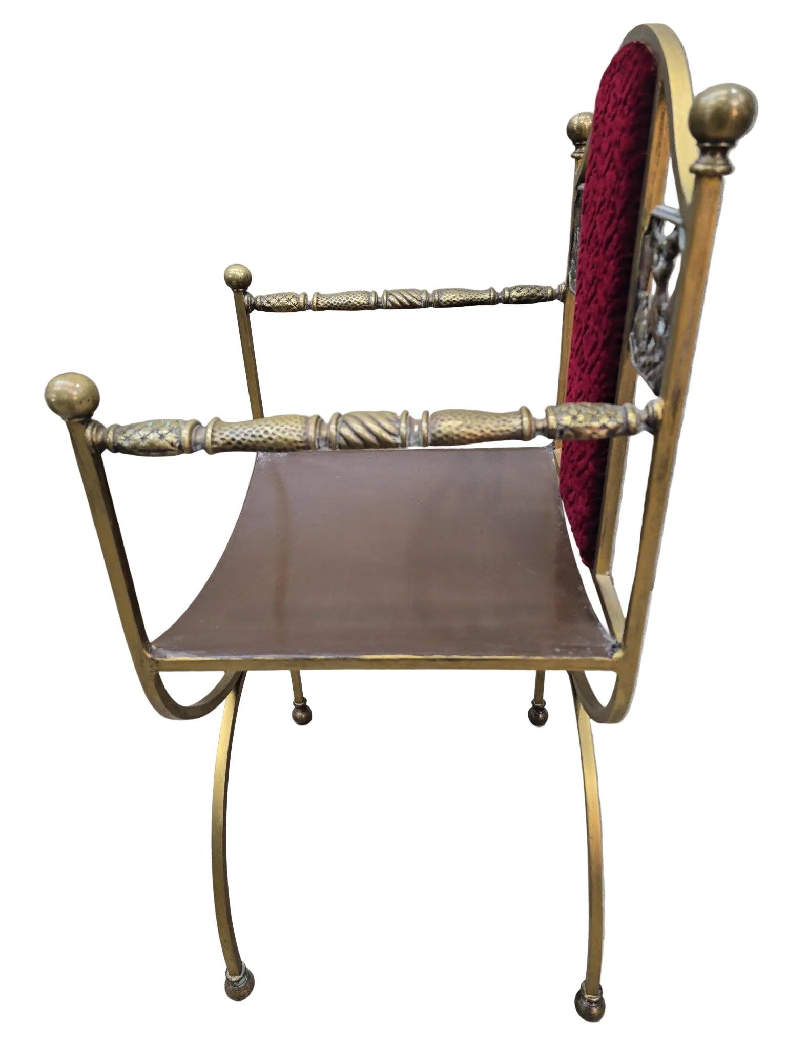 Antique Art Deco Oscar Bruno Bach Savonarola Chair - 7