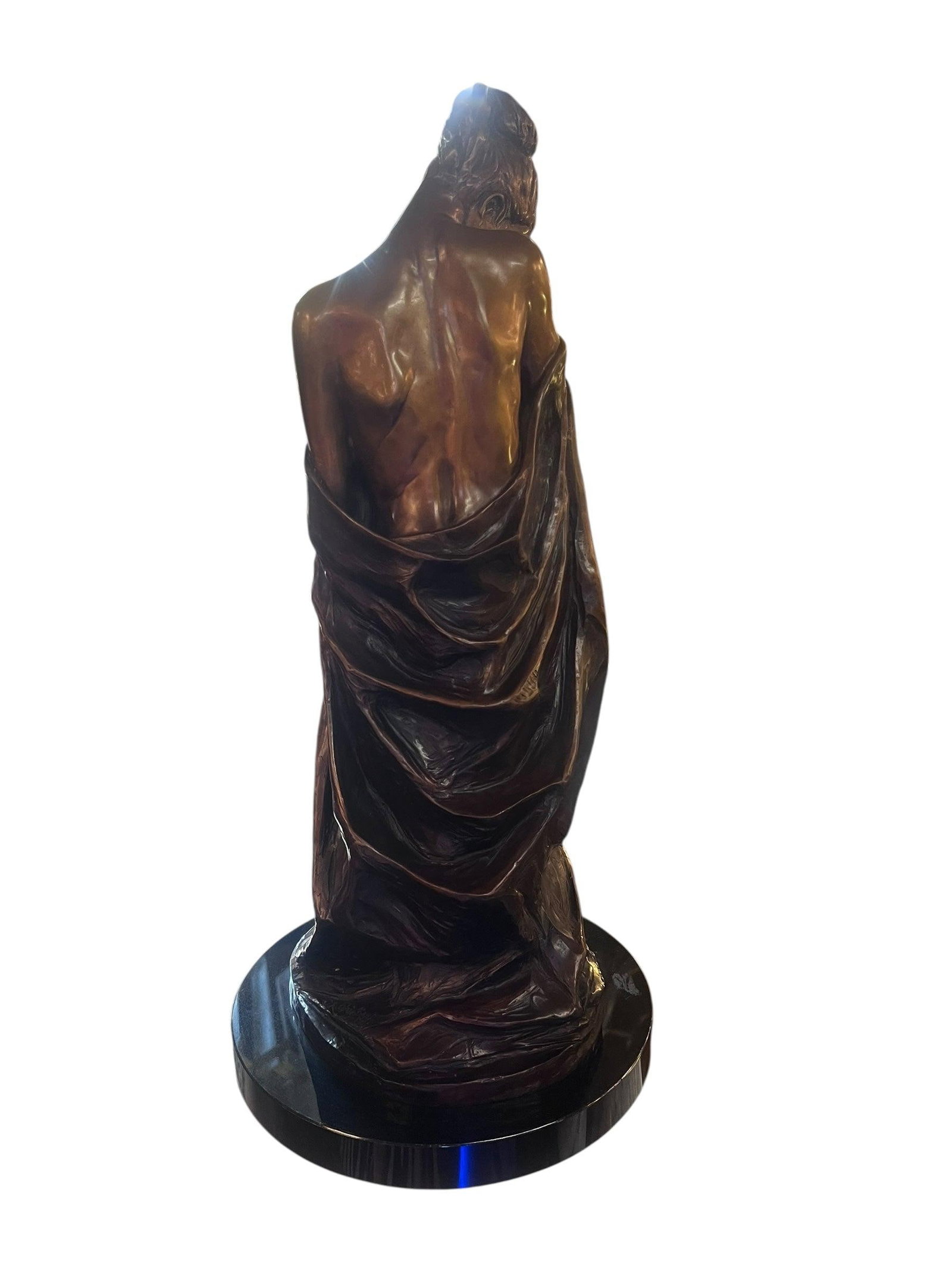Vintage Mother and Child Bronze SculptureBy Rebecca Ghiglieri - 7