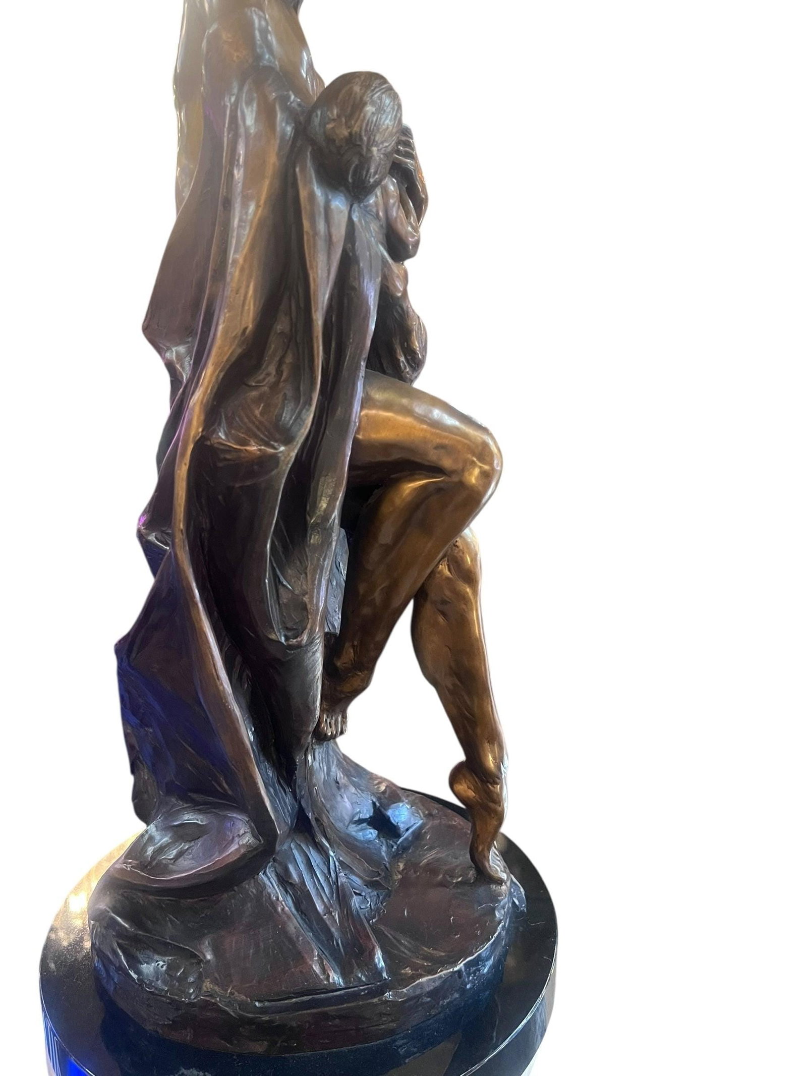 Vintage Mother and Child Bronze SculptureBy Rebecca Ghiglieri - 9