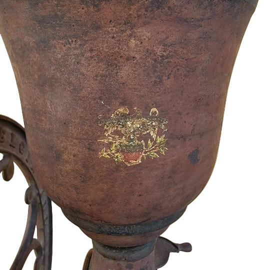 Antique Cast Iron Elgin National Coffee Mill Grinder #40 - 2