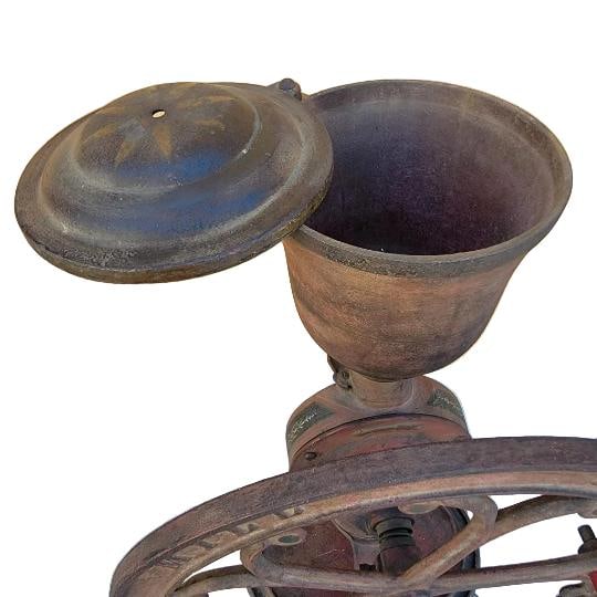 Antique Cast Iron Elgin National Coffee Mill Grinder #40 - 7
