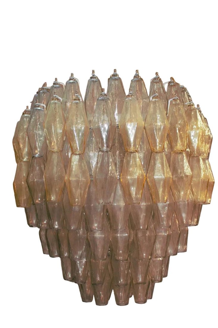 Vintage Modern Italian Glass Chandelier by Carlo Scarpa for Venini - 9