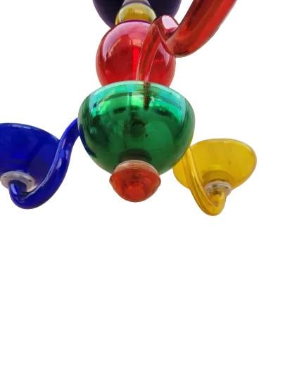 Vintage Italian Murano Glass Chandelier - 8