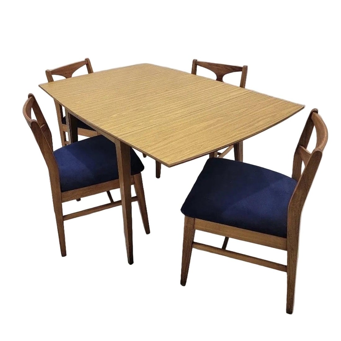MCM Drop Leaf Dining Table and 6 Chairs by Broyhill Brasilia - 7