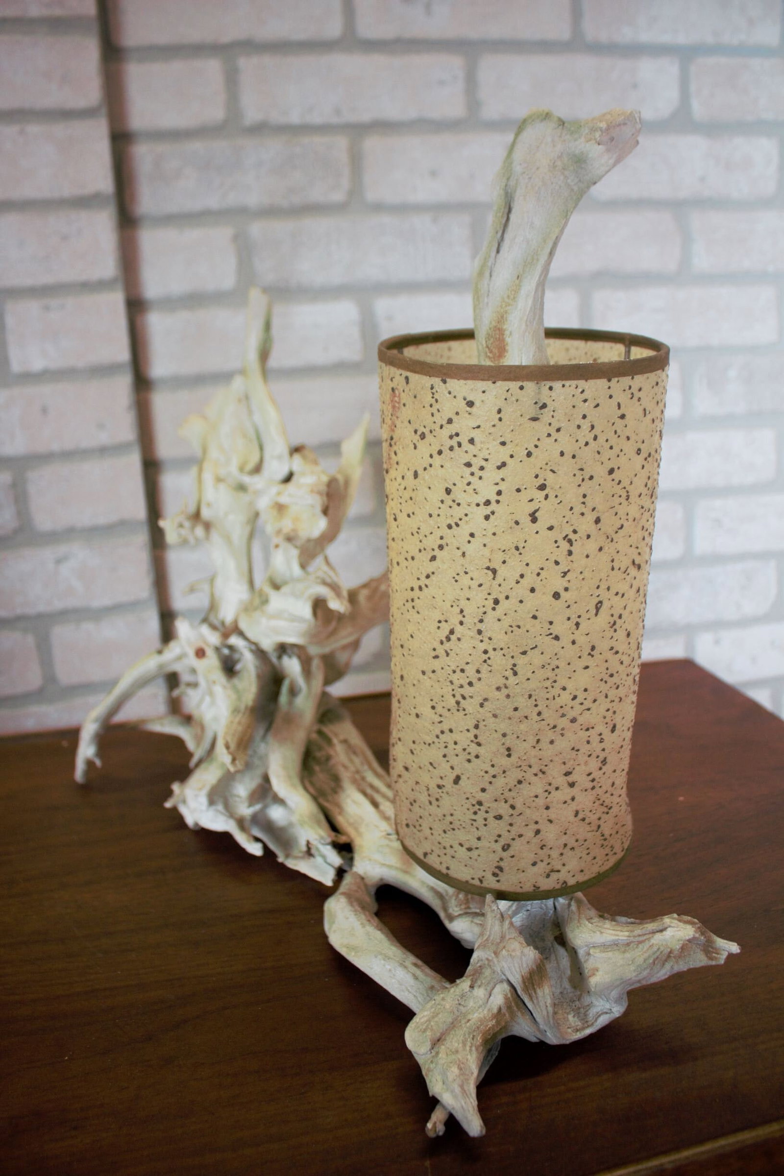 Mid Century Modern Driftwood Table Lamp - Set of 2 - 6
