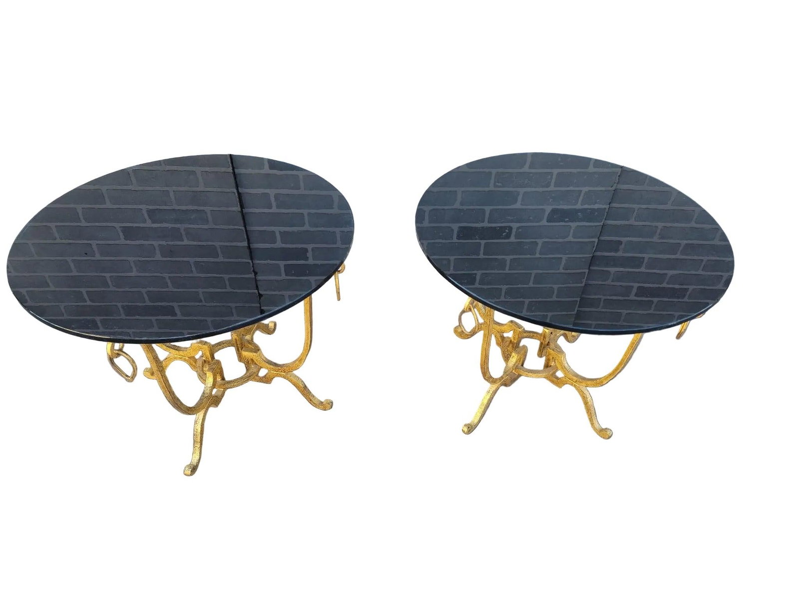 MCM Rene Drouet Style Side Table - Pair - 4