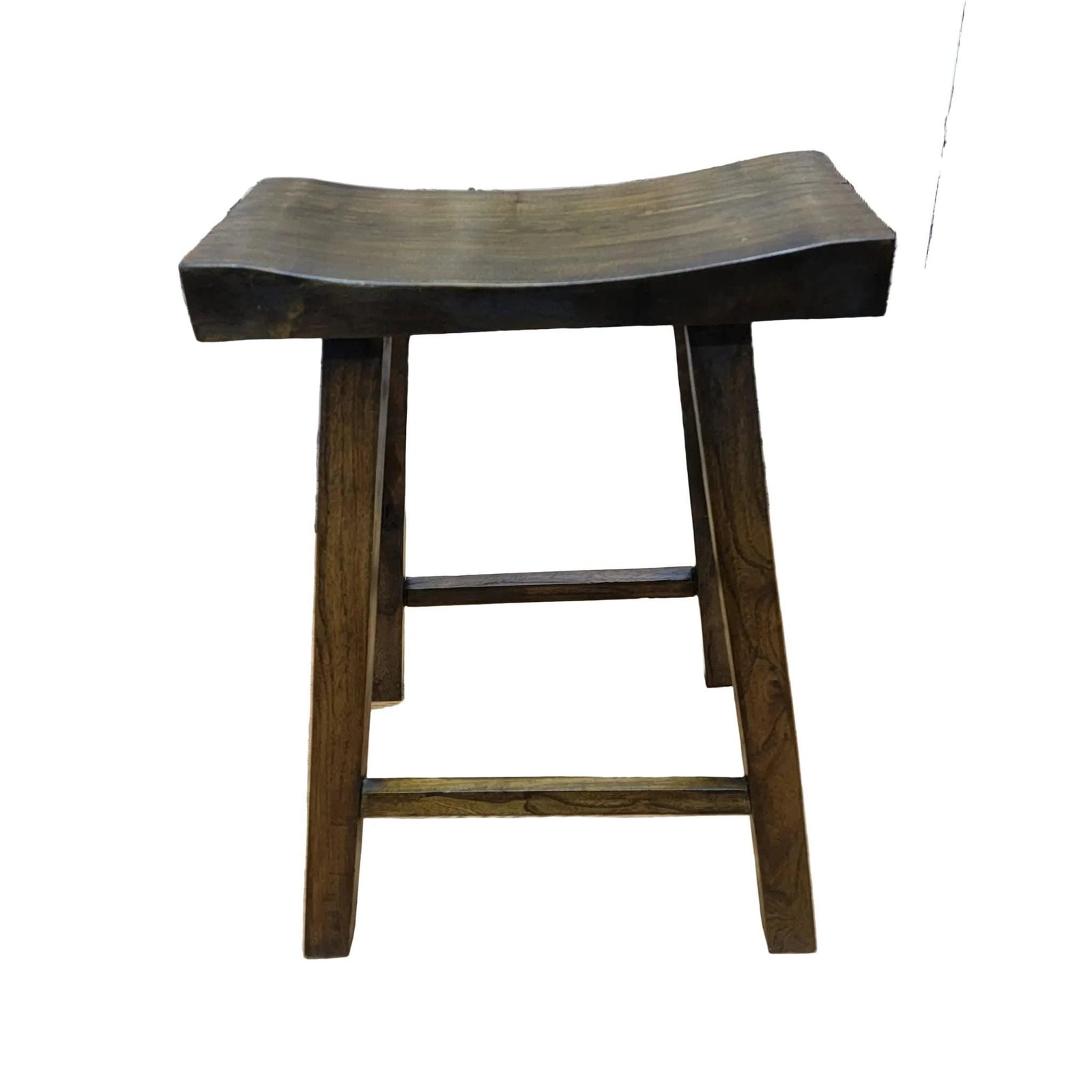 Antique Shanxi Province Elm Stool - 3