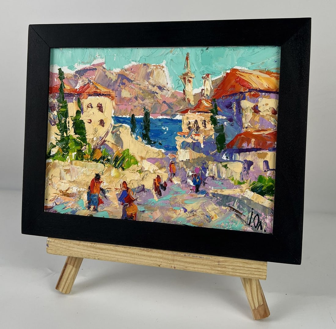 Oil painting The Road to the Sea Through the City Oleksiy Ivanyuk - 2