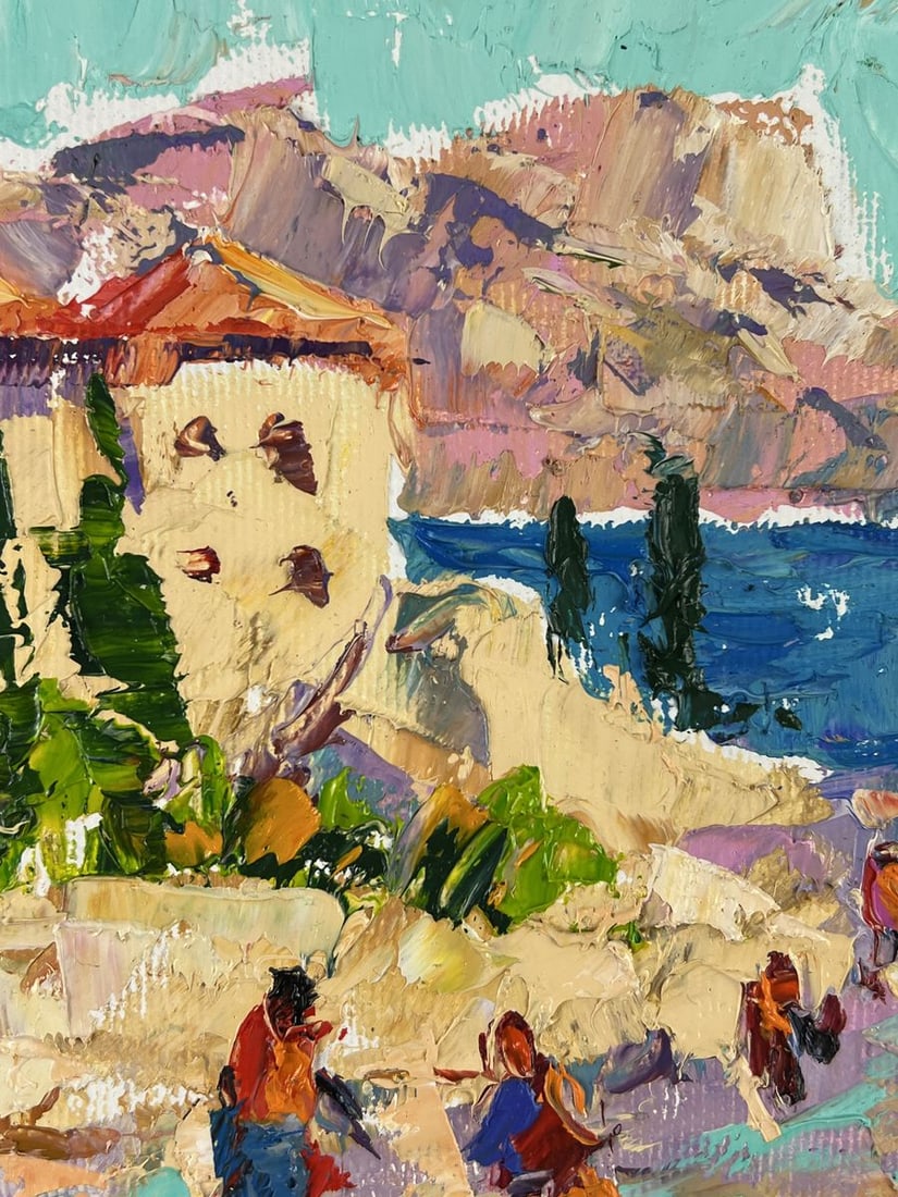Oil painting The Road to the Sea Through the City Oleksiy Ivanyuk - 4